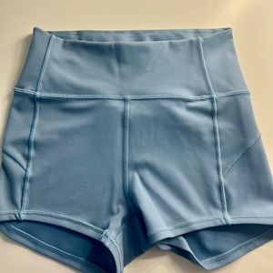 LULEMON Blue Movement High Rise Shorts